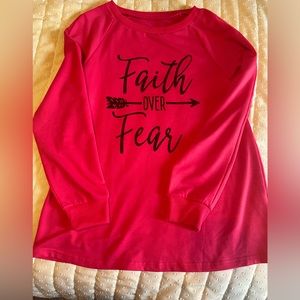Hot Pink Long Sleeve Tee